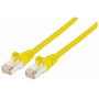Intellinet wysokiej wydajności kabel sieciowy Cat.7 SFTP, 15 m, RJ-45 męski do RJ-45 męski, żółty, bezhalogenowy, snagless 741125