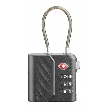 Cellularline TRACY LOCK Inteligentna kłódka z trackerem Bluetooth przez Apple Find My, czarna 61302