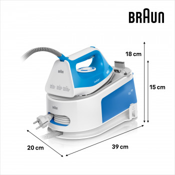 Braun CareStyle 1 IS1012BL Stacja do prasowania z funkcją pary Niebieski