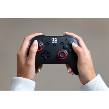 Turtle Beach Rematch Bezprzewodowy Kontroler do Gier RGB dla Nintendo Switch 2, Czarny