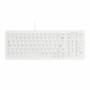 CHERRY Active Key MedicalKey AK-C7000F-U1-W/UK przewodowa klawiatura USB, biało-jasnoszara, uszczelniona IP68, dezynfekowalna