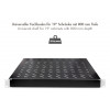 LogiLink Półka Rack 19 cali 1U Regulowana Głębokość 570 mm Perforowana Czarna do Szaf o Głębokości 800 mm SF0800B
