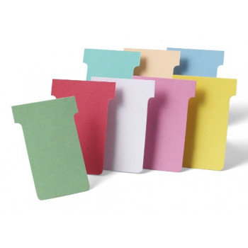 Kensington Nobo Karty T rozmiar 2 60mm czerwone 170gsm opakowanie 100 sztuk 2002003