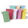 Kensington Nobo Karty T rozmiar 2 60mm czerwone 170gsm opakowanie 100 sztuk 2002003