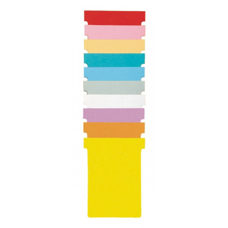 Kensington Nobo Karty T rozmiar 2 60mm czerwone 170gsm opakowanie 100 sztuk 2002003