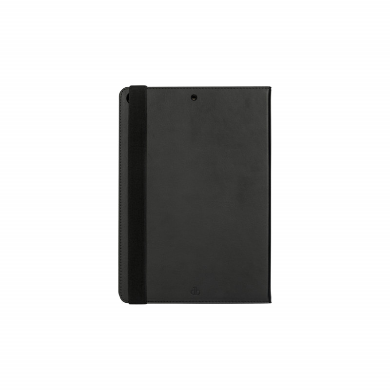 DBRAMANTE1928 Oslo iPad 10.2 2020/2021 Czarne skórzane etui folio z magnetycznym zamknięciem OSIPBL001388
