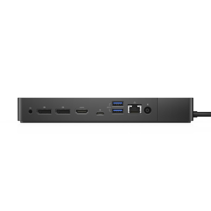 Dell Dock WD19DC Stacja dokująca - Podwójne USB-C, 210W Power Delivery, Obsługa wyświetlania 5K, Czarny