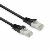 ACT FB8130 CAT8 U/FTP LSZH Slimline kabel krosowy 0,15m czarny