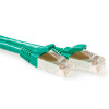 ACT Zielony kabel krosowy S/FTP CAT6A 10m z osłoną zatrzasku (FB6710)