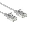 ACT Szary 2m LSZH S/FTP CAT6A Slimline kabel krosowy Snagless RJ45 (DB7002)