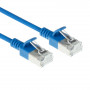 ACT Niebieski 7m LSZH S/FTP CAT6A Slimline kabel krosowy Snagless z złączami RJ45 (DB7607)