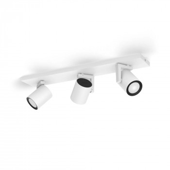 Signify Philips Hue White & Color Ambiance Argenta 3-punktowa lampa sufitowa biała