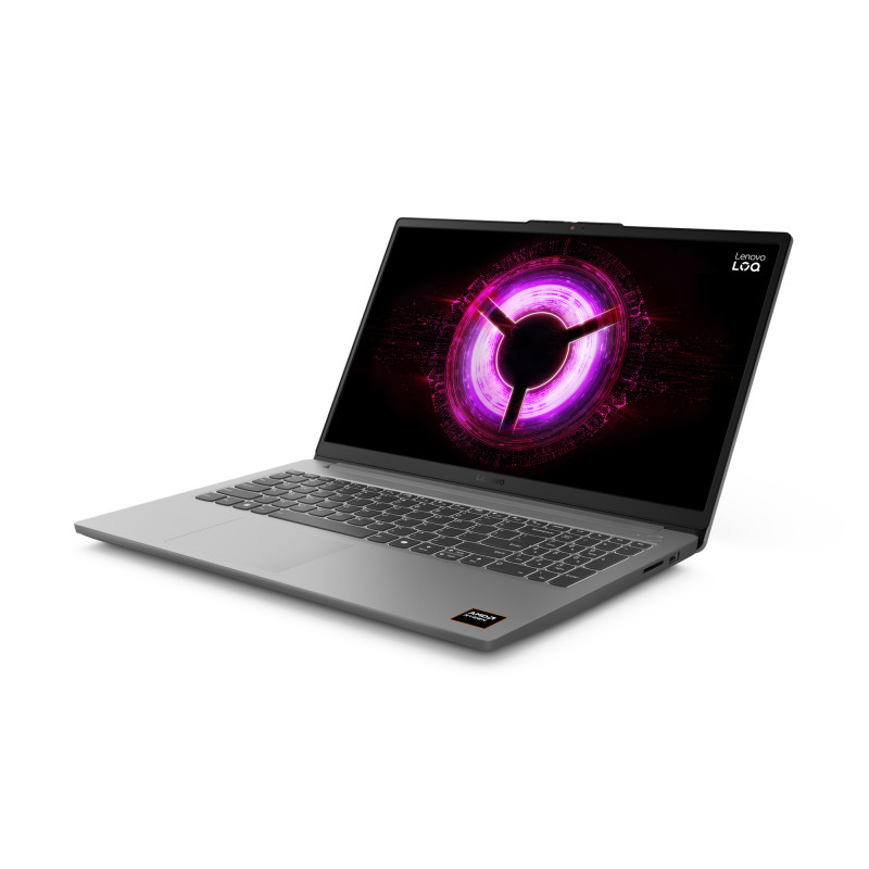 Laptop Lenovo LOQ 15ARP10E 83S000C7GE, 15,6 cala Full HD IPS 144Hz, AMD Ryzen 5 150, 16GB DDR5, 512GB SSD, GeForce RTX 3050 6GB, Windows 11 Home, niemiecka klawiatura