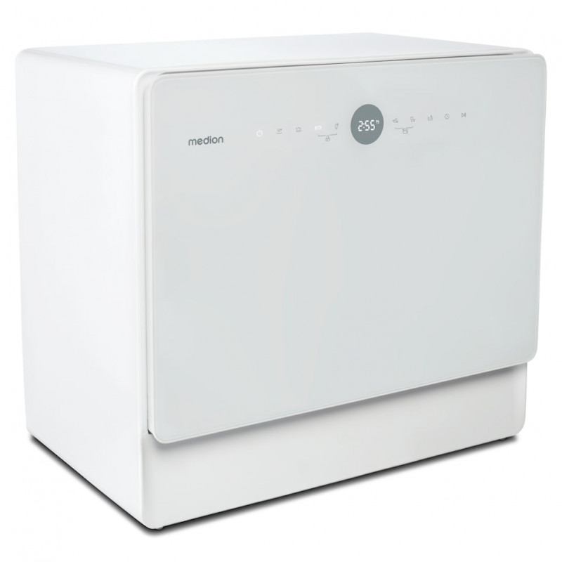 Medion DWT50 (MD 37775) Zmywarka wolnostojąca o szerokości 50 cm, 9 zestawów naczyń, klasa energetyczna F, biała