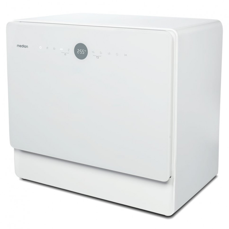Medion DWT50 (MD 37775) Zmywarka wolnostojąca o szerokości 50 cm, 9 zestawów naczyń, klasa energetyczna F, biała