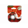 Taśma 3M Scotch Crystal Clear z ręcznym dozownikiem, 19 mm x 15 m, przezroczysta, lekka i cicha, 1 rolka 6-1915D
