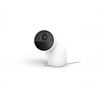 Philips Hue Secure przewodowa kamera ze stojakiem, rozdzielczość wideo 2K, biała