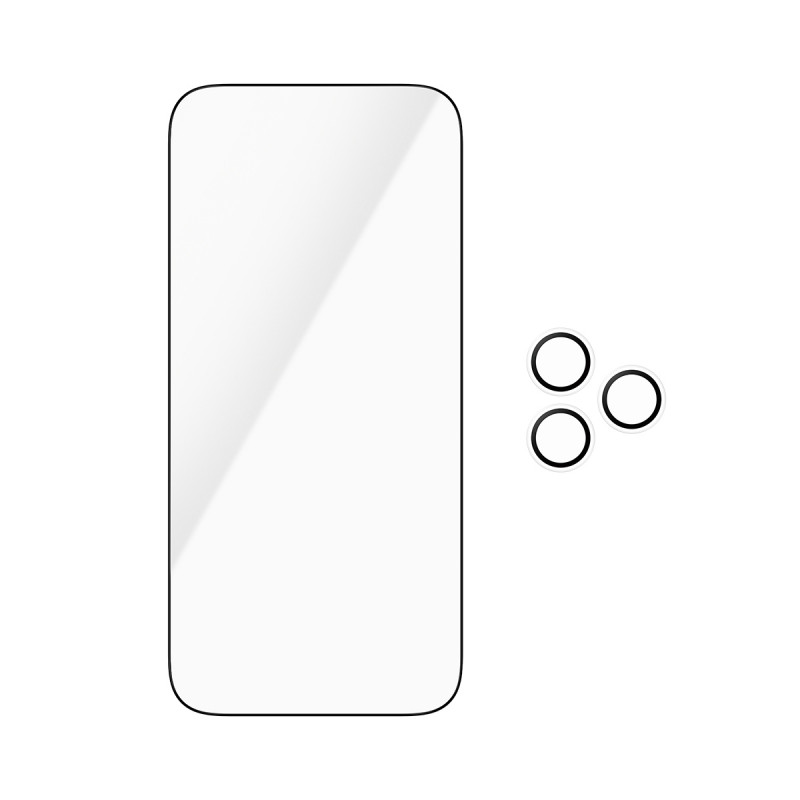 PanzerGlass zestaw 2 w 1 Essentials – szkło ochronne na ekran i ochrona obiektywu aparatu do iPhone 18 Pro Max
