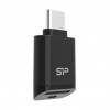 Silicon Power C200 USB-C 3.2 czytnik kart microSD - Czarny