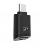Silicon Power C200 USB-C 3.2 czytnik kart microSD - Czarny