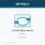 HP Poly CCX 400 USB-A na USB-A kabel (5 szt.), 190 mm, 210 mm, 55 mm, 300 g, Chiny