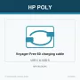 HP Poly Voyager Free 60 USB-C do USB-A kabel do ładowania