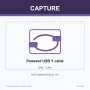 Capture kabel Powered USB Y 24V, 1,8 m, 50 g, 189 mm, 138 mm, 37 mm, 184 g