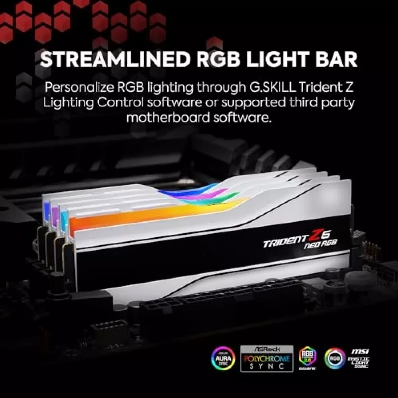 G.Skill Trident Z5 Neo EXPO RGB 64GB (2x32GB) DDR5 PC5-48000C30 6000MHz Zestaw dwukanałowy