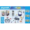 Playmobil 71450 My Life: Naukowcy z robotami Impreza o tematyce naukowej w laboratorium z dronem transportowym i robotami Zabawna pomysłowa zabawa w odgrywanie ról Arti