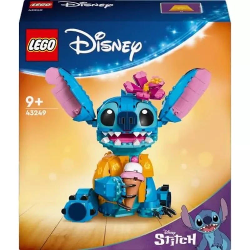 LEGO | Disney Stitch Zestaw do budowania dla dzieci z lodami w rożku 43249