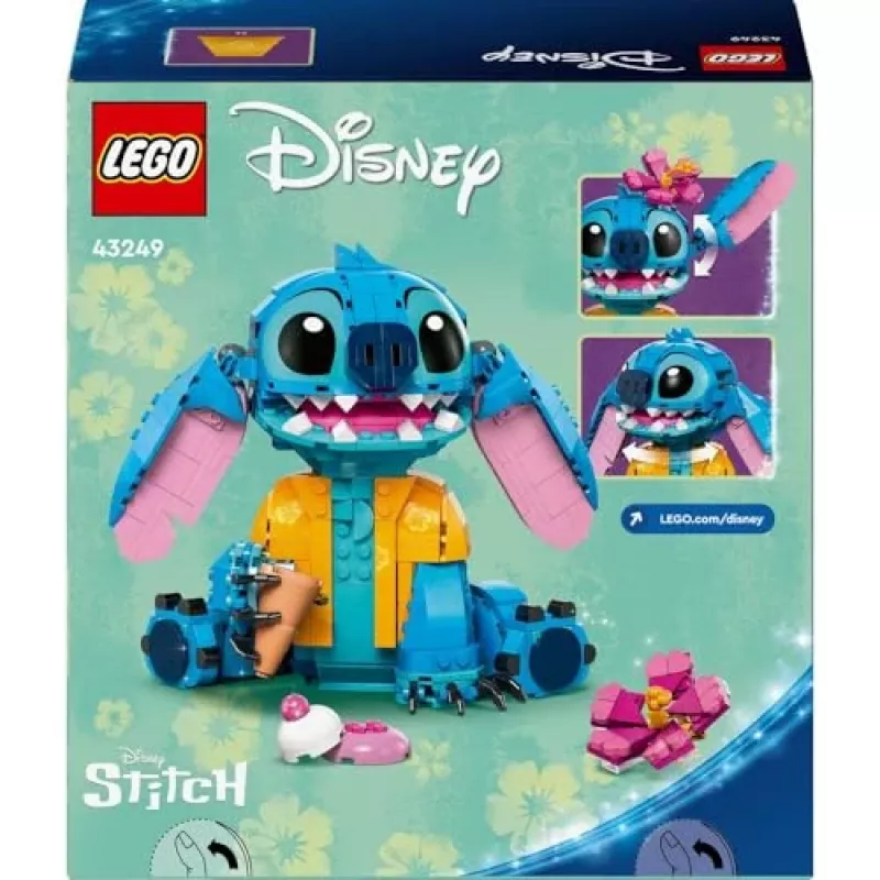 LEGO | Disney Stitch Zestaw do budowania dla dzieci z lodami w rożku 43249