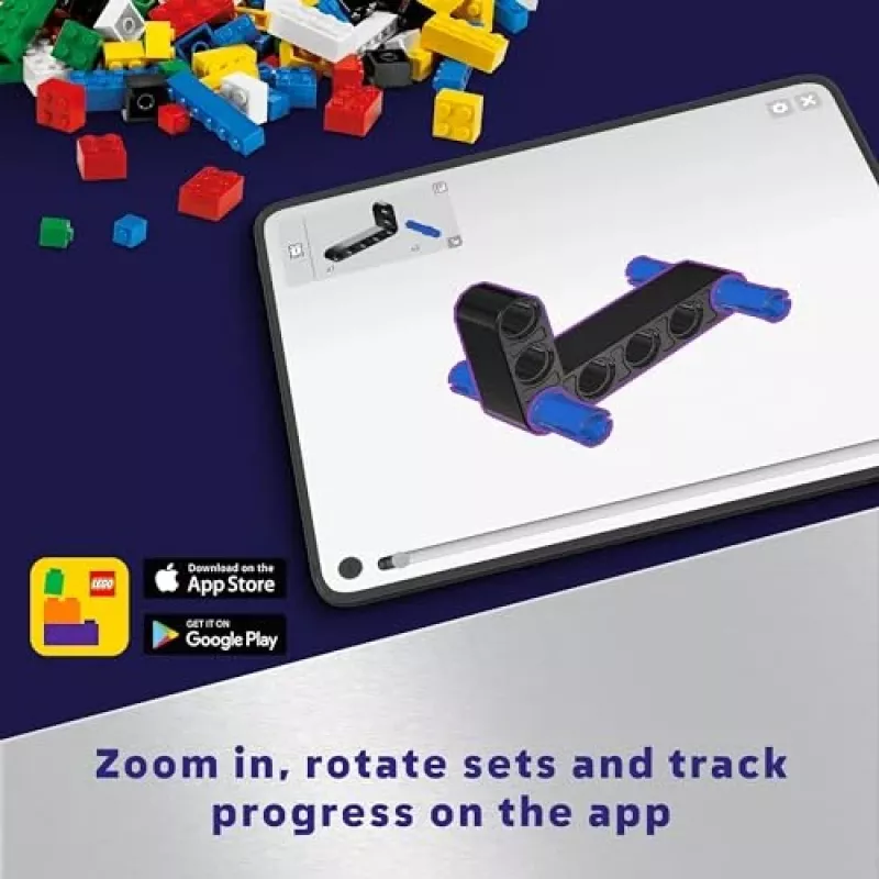 LEGO Technic Pianeta Terra e Luna in Orbita – Giochi Spaziali per Bambini e Bambine da 10 Anni in Su, Sistema Solare Giocattolo da Costruire con Pianeti