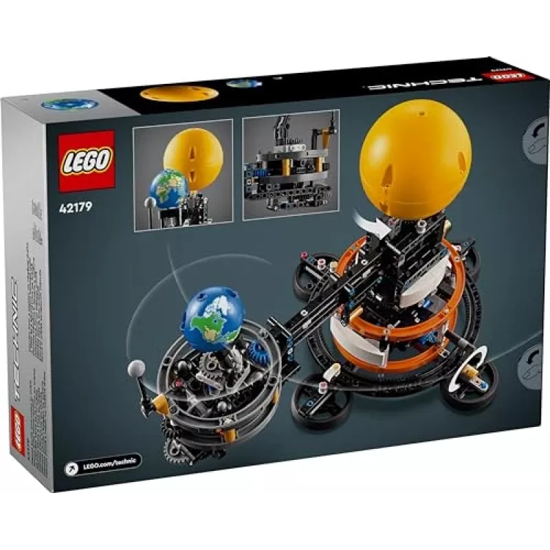 LEGO Technic Pianeta Terra e Luna in Orbita – Giochi Spaziali per Bambini e Bambine da 10 Anni in Su, Sistema Solare Giocattolo da Costruire con Pianeti