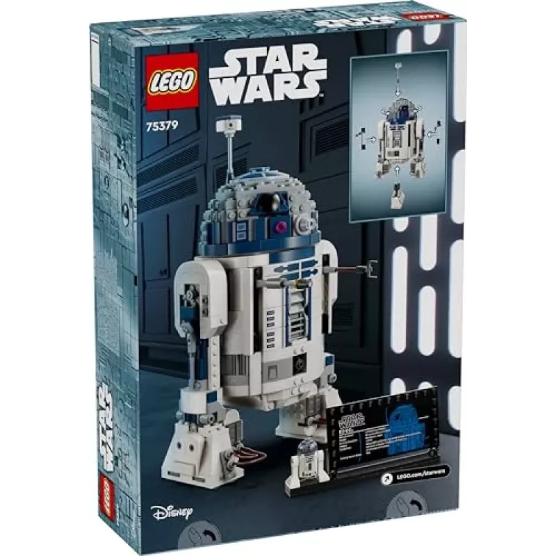LEGO zestaw do zbudowania droida R2‑D2 75379 — 1050 elementów, 10+ lat, 160×110×240 mm, 0,24 kg
