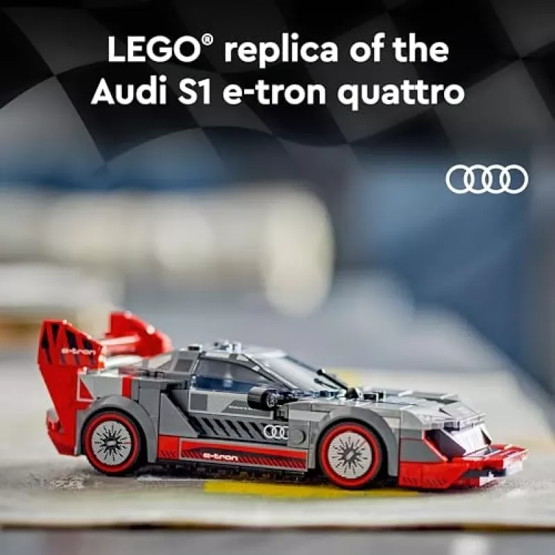 Lego Speed Champions 76921 Audi S1 E-Tron Quattro Zestaw z Samochodem Wyścigowym