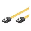 Goobay 95021 Kabel danych S-ATA do HDD SDD 6 Gbitów SATA wtyk L do wtyk L długość 50 cm prosty wtyk