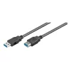Wentronic Goobay Przedłużacz USB 3.0 SuperSpeed, Czarny, 5 m - Wtyk USB 3.0 (Typ A) > Gniazdo USB 3.0 (Typ A) (95726)