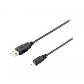 Equip USB 2.0 Type A to Micro-B kabel, 1.0m, Czarny, 1 m, USB A, Micro-USB B, USB 2.0, Male/Male, Czarny