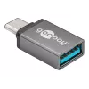 Wentronic Goobay Adapter USB-C™ - gniazdo USB 3.0 A, szary - do połączenia urządzeń USB-C™ i USB-A (56621)