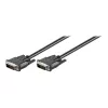 Wentronic Goobay DVI-D FullHD kabel Dual Link, czarny, 1.8 m - wtyk DVI-D Dual-Link (24+1 pin) > wtyk DVI-D Dual-Link (24+1 pin) (93573)