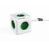 Allocacoc PowerCube Extended Type E przedłużacz 1.5 m 5 gniazd AC Wewnątrz Zielony