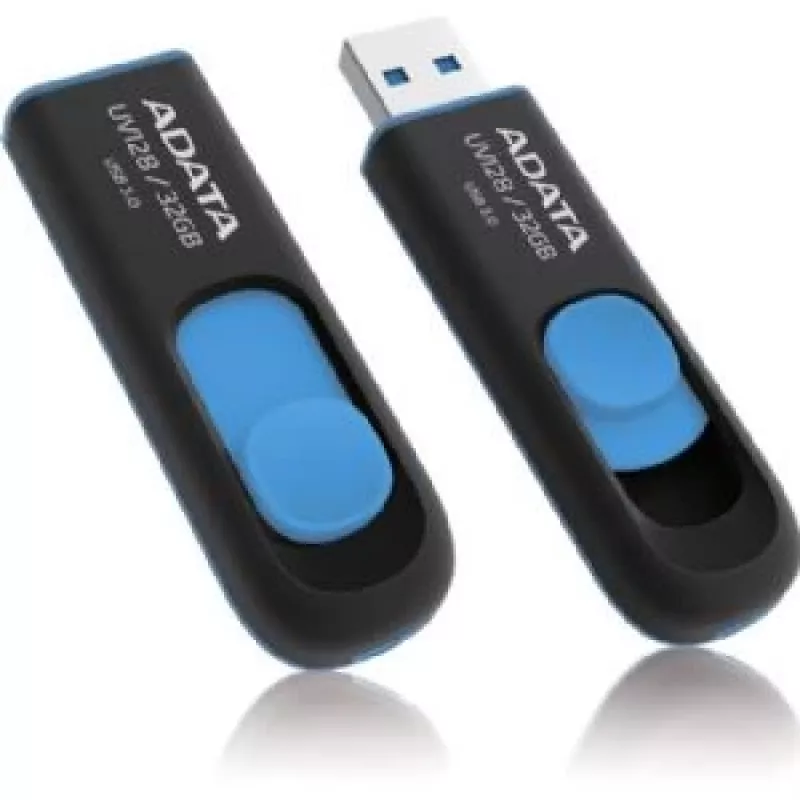 ADATA DashDrive UV128 32GB Pamięć USB USB Type-A 3.2 Gen 1 (3.1 Gen 1) Czarny, Niebieski