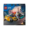 Klocki konstrukcyjne LEGO 60400 City Gokarty z zawodnikami – zestaw z minifigurkami i pojazdami