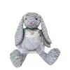 Pluszowa zabawka TULILO Maskotka Różowy Królik 32 cm Szary - pluszowy królik 32 cm