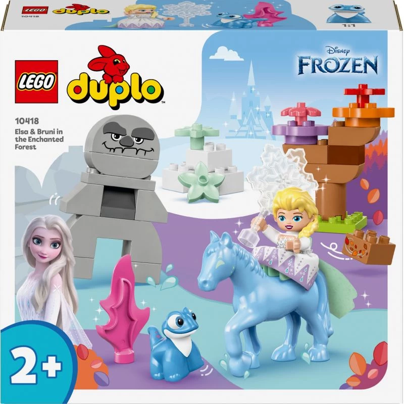 Zestaw LEGO DUPLO 10418 — Disney Elsa i Bruni w Zaczarowanym Lesie, 31 elementów, 2+ lat