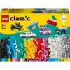 LEGO Classic Kreatywne Pojazdy Kolorowy Zestaw Modeli Samochodów Zawierający Zabawkę Radiowozu Policyjnego i 11023 Classic Zielona Płyta Podstawowa Kwadratowa 32x32 Wypustki Trawnik Budowlany