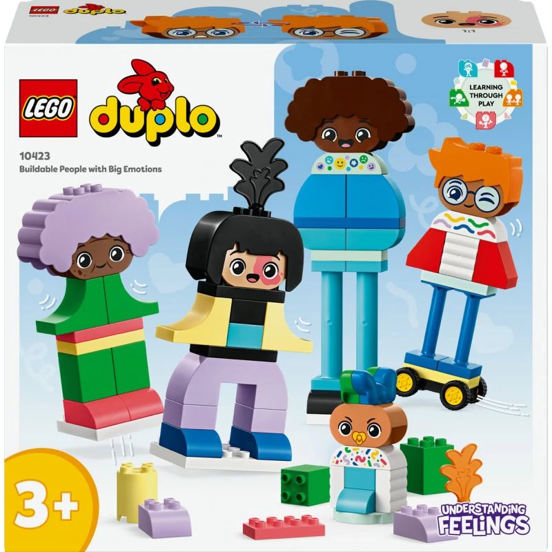 Zabawka konstrukcyjna LEGO DUPLO 10423 zestaw z figurkami do zbudowania, 71 elementów, dla dzieci od 3 lat, wysokość figurek 260 mm