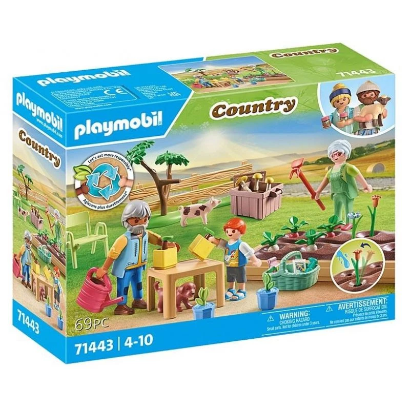 Playmobil 71443 Country: Ogródek warzywny z dziadkami