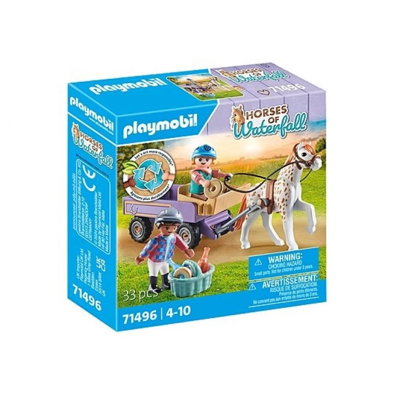Playmobil 71496 Konie Wodospadu: Powóz kucyków