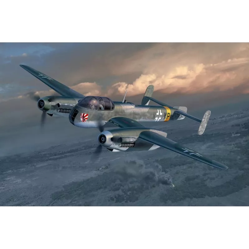 Plastikowy model do sklejania REVELL Arado AR-240 w skali 1/72 — model samolotu do montażu